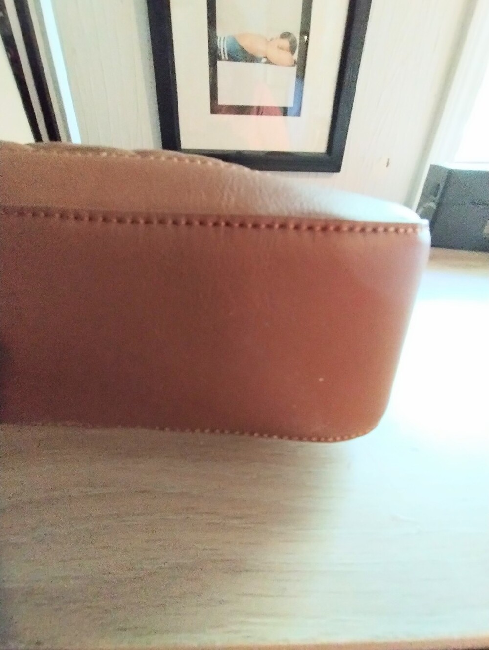 Talbots Equestrian Horsebit Style Quilted Genuine Leather Shoulder Bag - Picture 10 of 15